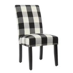2 Chaises de salle à manger Parsons noires