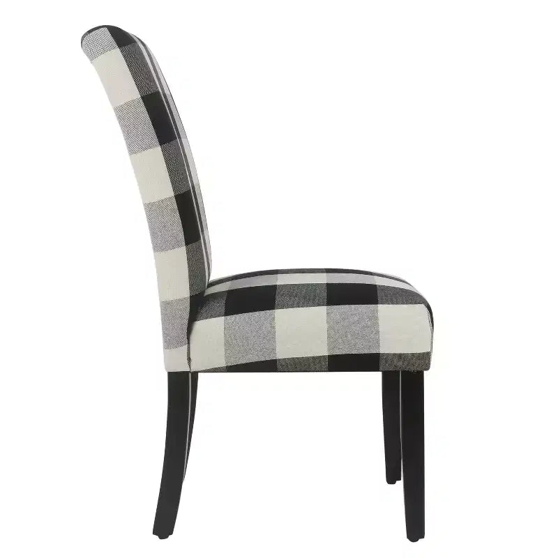 2 Chaises de salle à manger Parsons noires