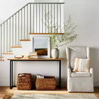 Console Hidden Hills en matériaux mixtes, marron : Meuble d'entrée, largeur 60"