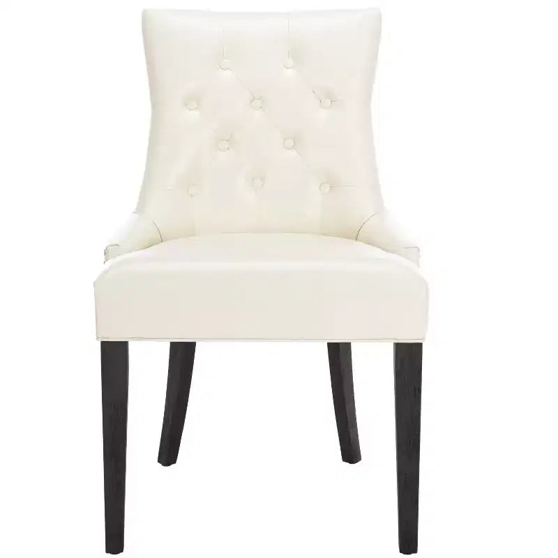 Chaise de salle à manger capitonnée Abby 19 po avec garniture cloutée (2 chaises) - MCR4701