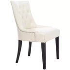 Chaise de salle à manger capitonnée Abby 19 po avec garniture cloutée (2 chaises) - MCR4701