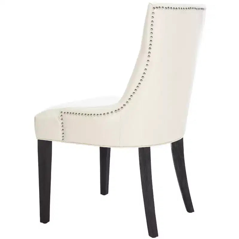 Chaise de salle à manger capitonnée Abby 19 po avec garniture cloutée (2 chaises) - MCR4701