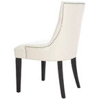 Chaise de salle à manger capitonnée Abby 19 po avec garniture cloutée (2 chaises) - MCR4701