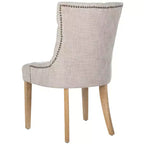 Chaise de salle à manger capitonnée Abby 19 po avec garniture cloutée (2 chaises) - MCR4701