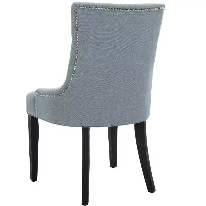 Chaise de salle à manger capitonnée Abby 19 po avec garniture cloutée (2 chaises) - MCR4701