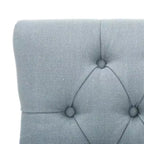 Chaise de salle à manger capitonnée Abby 19 po avec garniture cloutée (2 chaises) - MCR4701