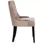 Chaise de salle à manger capitonnée Abby 19 po avec garniture cloutée (2 chaises) - MCR4701