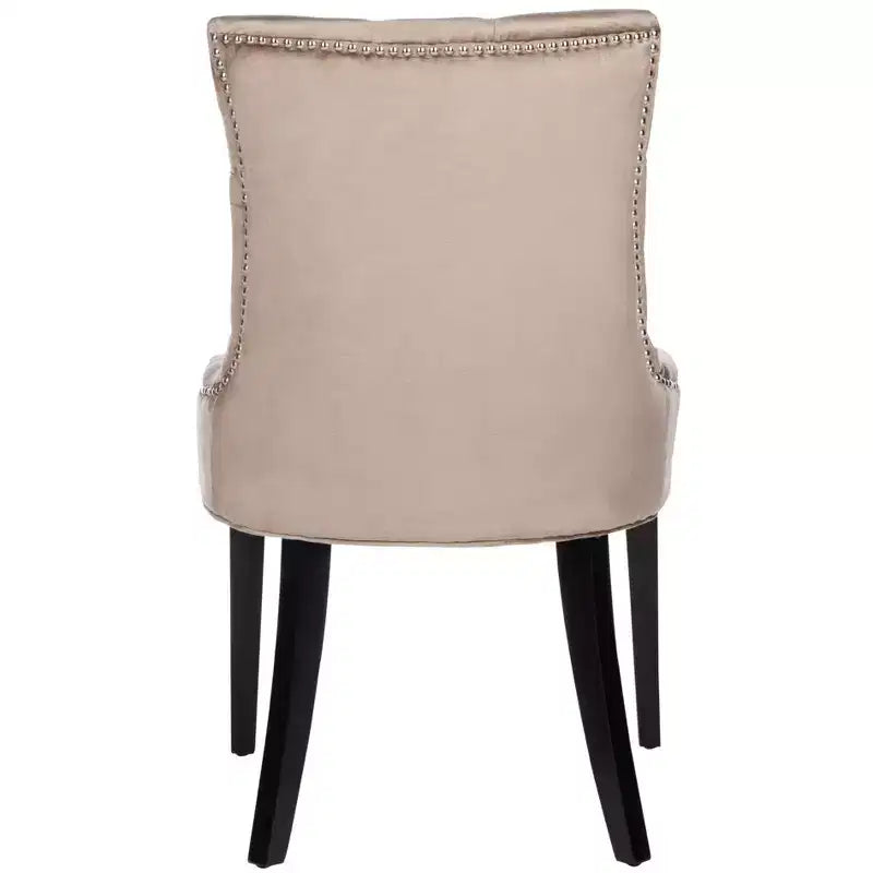 Chaise de salle à manger capitonnée Abby 19 po avec garniture cloutée (2 chaises) - MCR4701