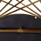 Miroir mural géométrique en métal