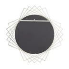 Miroir mural géométrique en métal