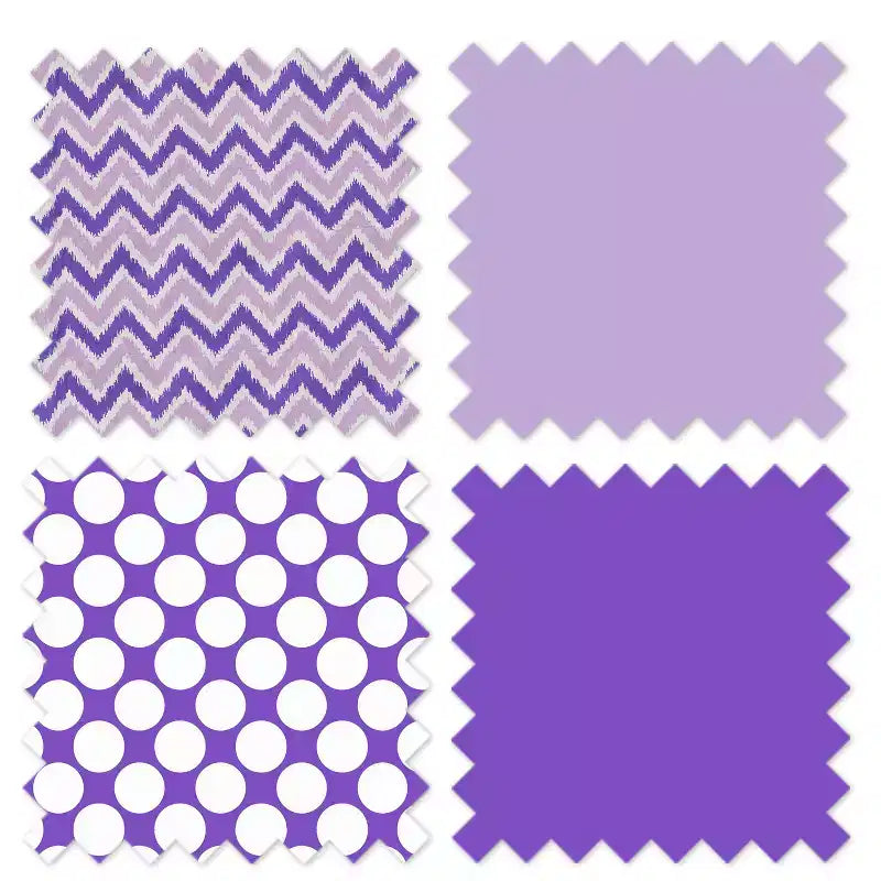 Panier à linge violet MixNMatch avec cadre en bois