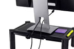 Rehausseur d'écran d'ordinateur de bureau – Support de table réglable en hauteur pour écrans de PC et d'ordinateurs portables et imprimantes, 48,26 x 33,02 cm, 16,76 cm de hauteur