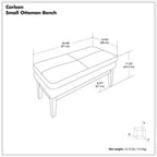 Banc ottoman Bragg Small