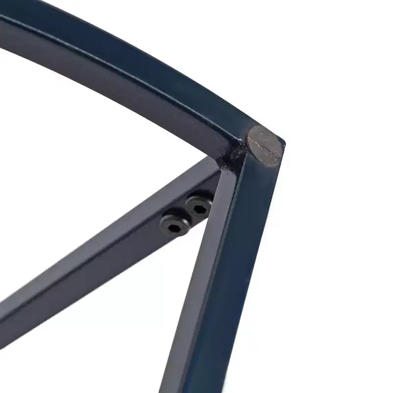 Console demi-lune Dorrah, 28x14x30, Bleu marine