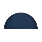 Console demi-lune Dorrah, 28x14x30, Bleu marine