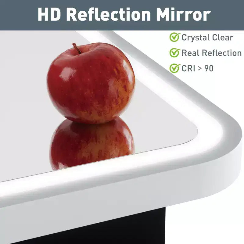 Armoire à pharmacie éclairée par LED, armoire de toilette encastrée ou murale avec miroir, anti-buée, intensité variable, 3 modes d'éclairage, fonction mémoire